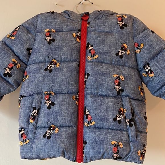 Disney Mickey Mouse puffer jacket - Picture 1 of 11